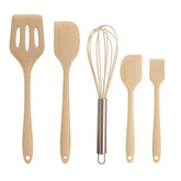 Kit 5 Utensílios de Silicone Premium