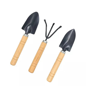Kit Ferramentas Jardim e Horta – Conjunto 3 Peças de Jardinagem