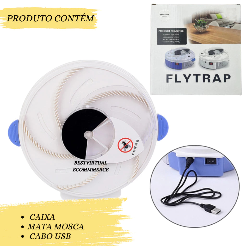 Armadilha Pega Insetos - Moscas e Pernilongos