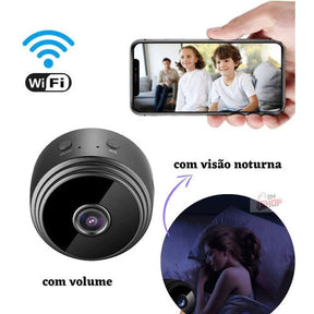 Mini  Câmera de Segurança HD com visão noturna Wifi